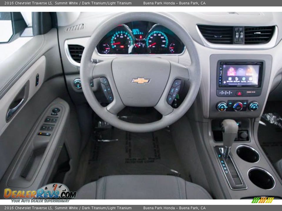 2016 Chevrolet Traverse LS Summit White / Dark Titanium/Light Titanium Photo #5