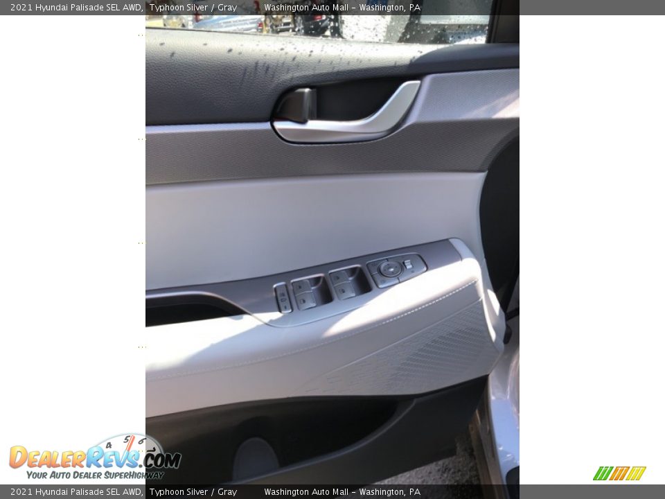 2021 Hyundai Palisade SEL AWD Typhoon Silver / Gray Photo #7