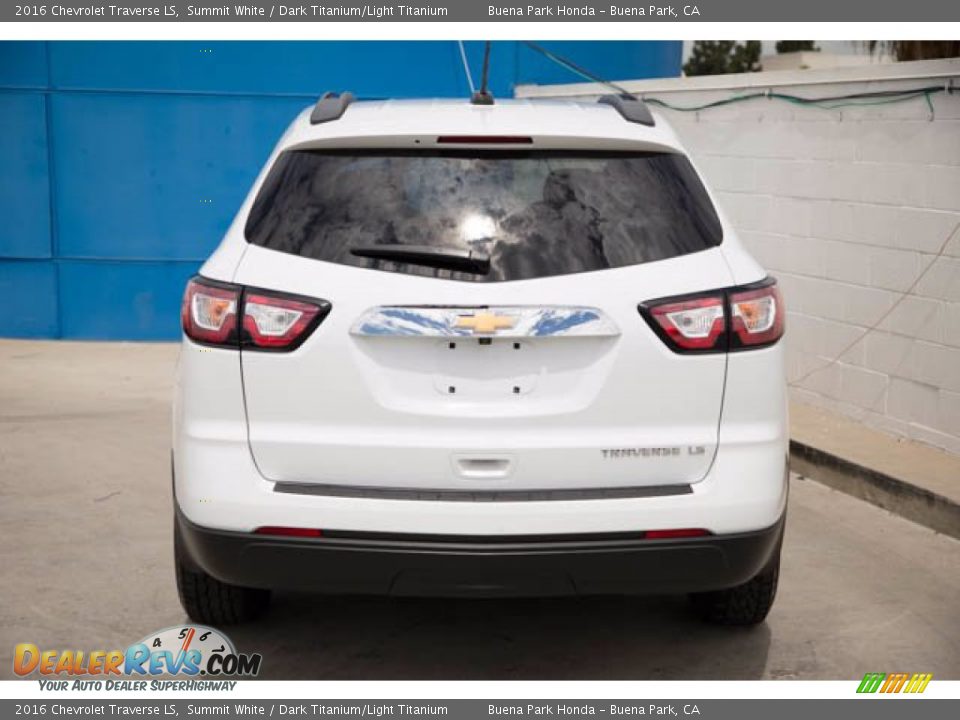 2016 Chevrolet Traverse LS Summit White / Dark Titanium/Light Titanium Photo #9