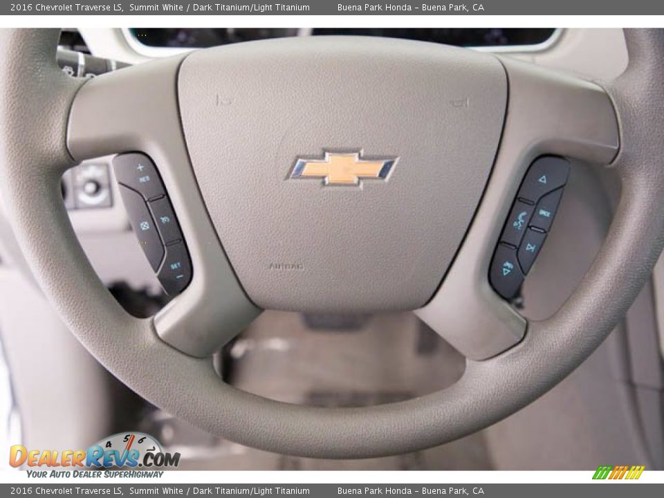 2016 Chevrolet Traverse LS Summit White / Dark Titanium/Light Titanium Photo #11