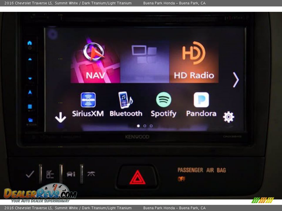 2016 Chevrolet Traverse LS Summit White / Dark Titanium/Light Titanium Photo #23