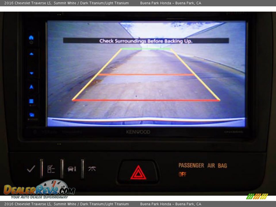 2016 Chevrolet Traverse LS Summit White / Dark Titanium/Light Titanium Photo #24