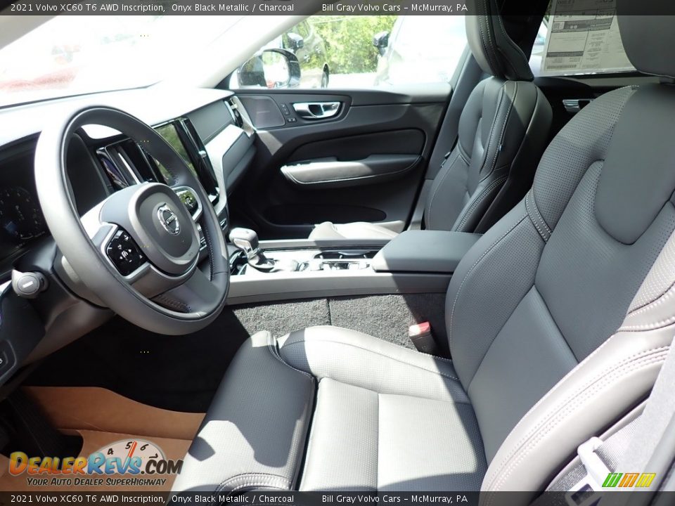 Front Seat of 2021 Volvo XC60 T6 AWD Inscription Photo #7
