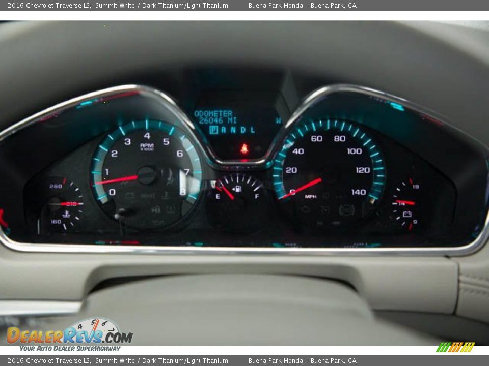 2016 Chevrolet Traverse LS Summit White / Dark Titanium/Light Titanium Photo #25