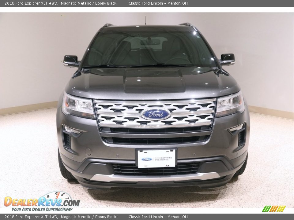 2018 Ford Explorer XLT 4WD Magnetic Metallic / Ebony Black Photo #2