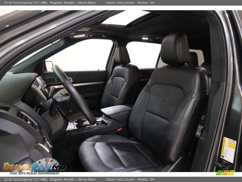 2018 Ford Explorer XLT 4WD Magnetic Metallic / Ebony Black Photo #6