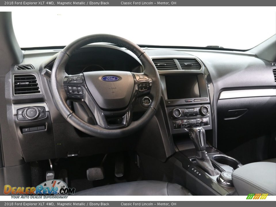 2018 Ford Explorer XLT 4WD Magnetic Metallic / Ebony Black Photo #7