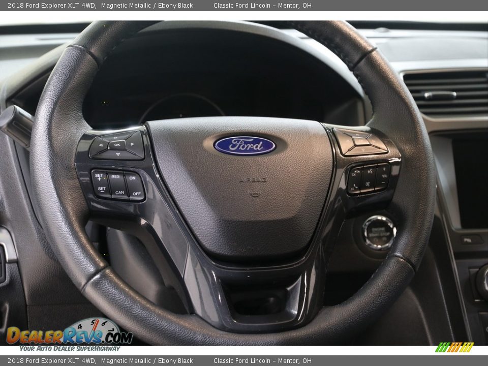 2018 Ford Explorer XLT 4WD Magnetic Metallic / Ebony Black Photo #8