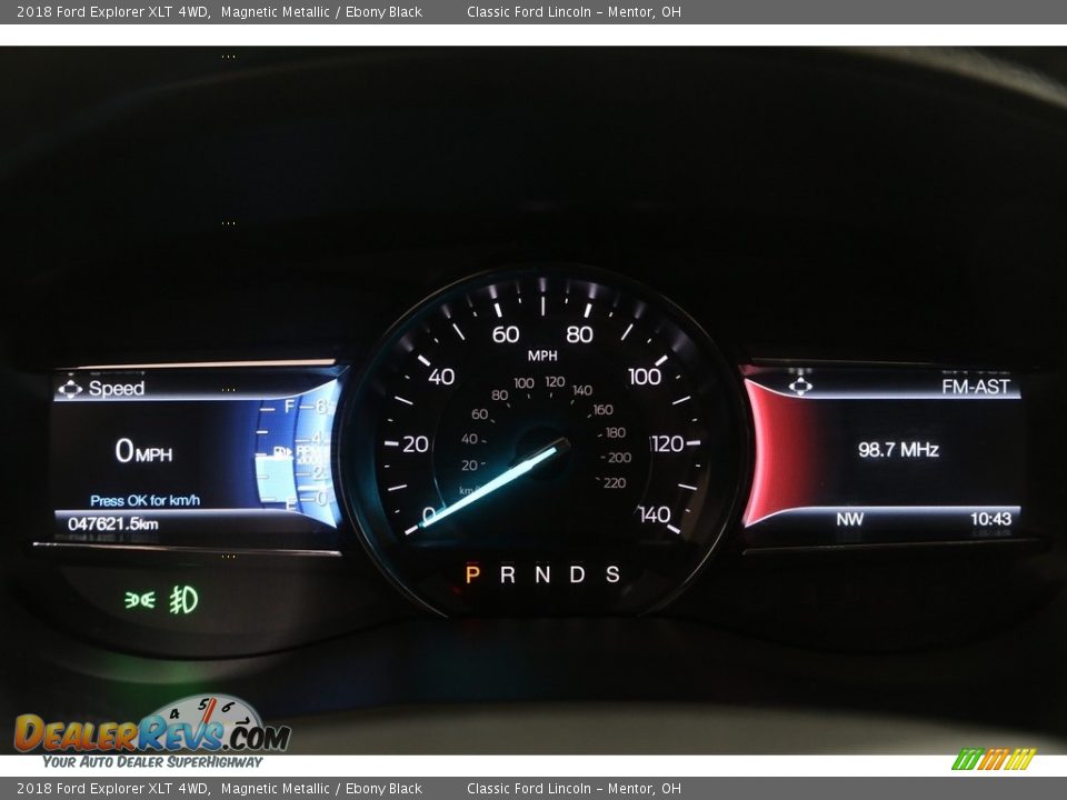 2018 Ford Explorer XLT 4WD Magnetic Metallic / Ebony Black Photo #9