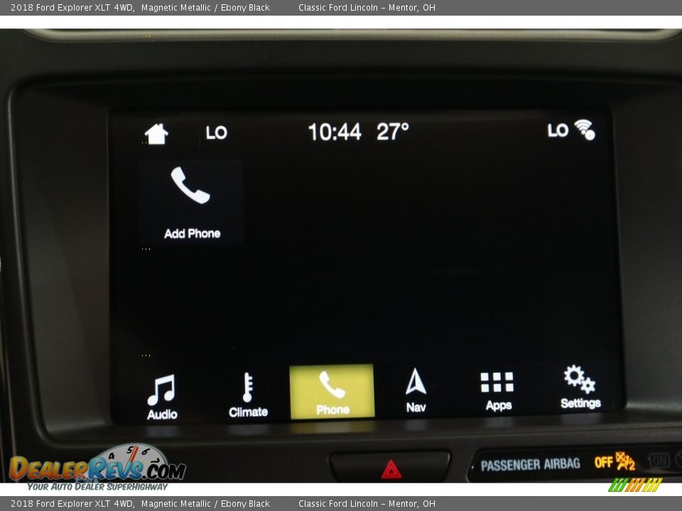 2018 Ford Explorer XLT 4WD Magnetic Metallic / Ebony Black Photo #13