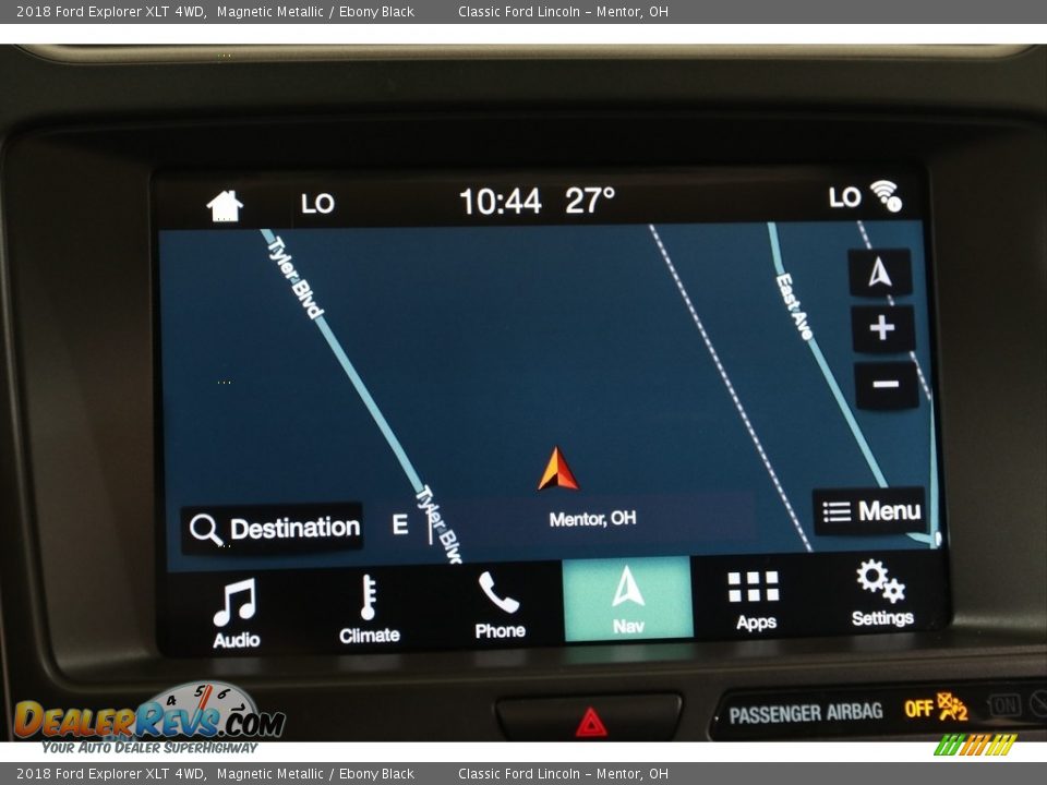 2018 Ford Explorer XLT 4WD Magnetic Metallic / Ebony Black Photo #14