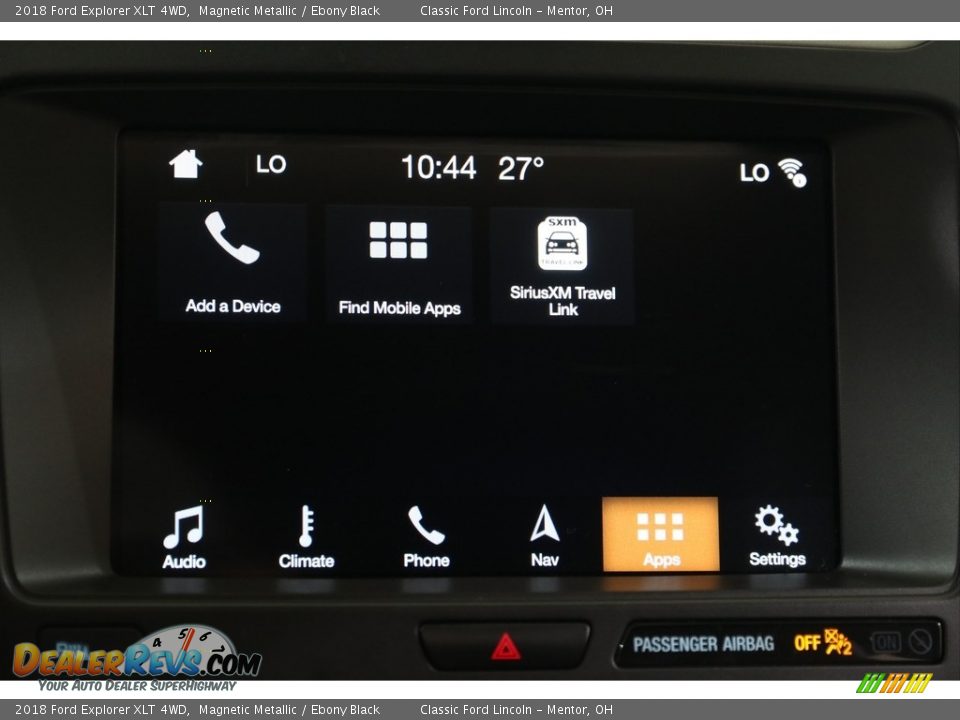 2018 Ford Explorer XLT 4WD Magnetic Metallic / Ebony Black Photo #15