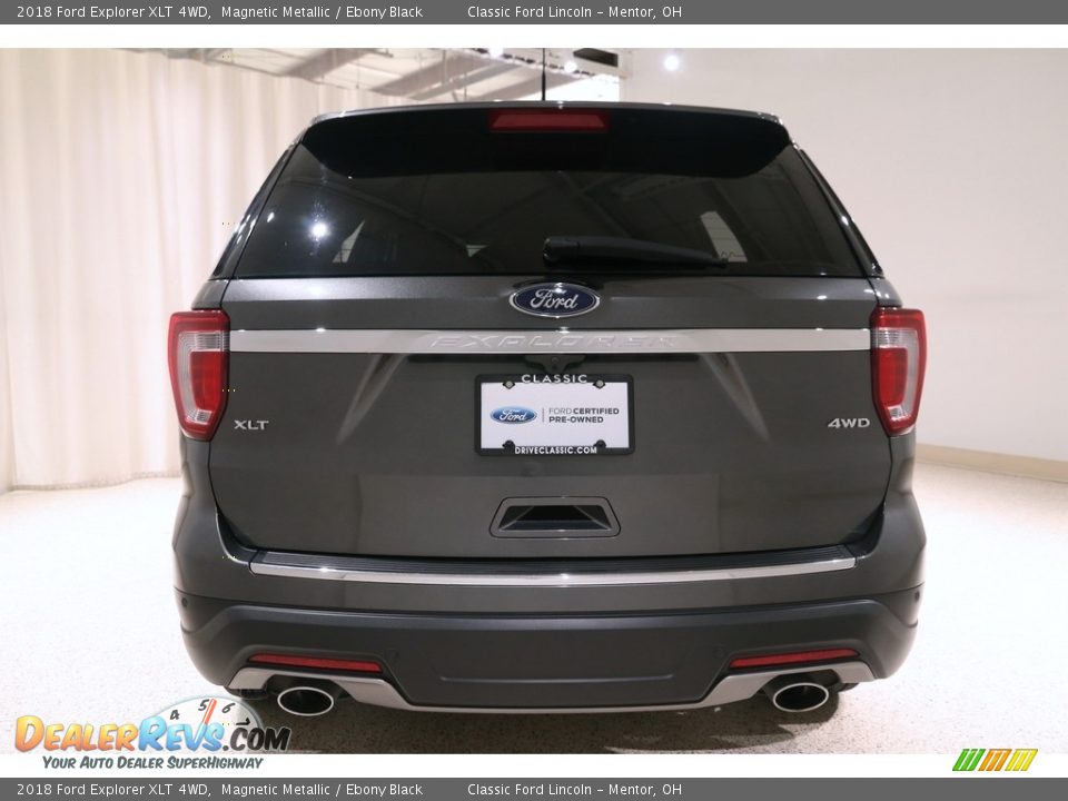 2018 Ford Explorer XLT 4WD Magnetic Metallic / Ebony Black Photo #23