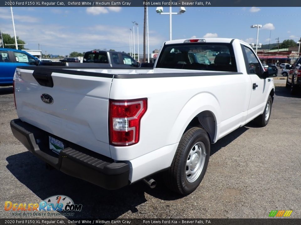 2020 Ford F150 XL Regular Cab Oxford White / Medium Earth Gray Photo #2