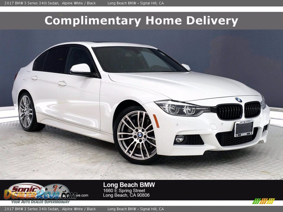 2017 BMW 3 Series 340i Sedan Alpine White / Black Photo #1