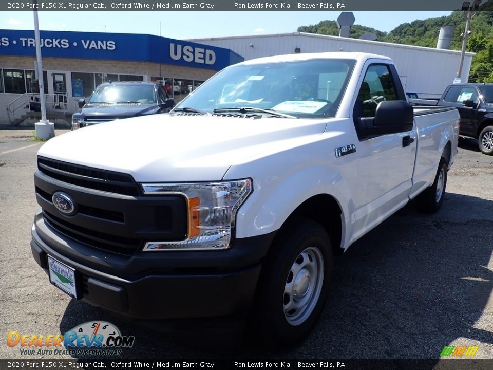 2020 Ford F150 XL Regular Cab Oxford White / Medium Earth Gray Photo #5