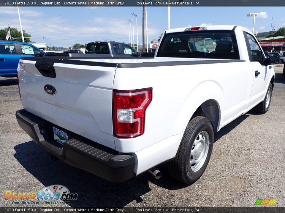 2020 Ford F150 XL Regular Cab Oxford White / Medium Earth Gray Photo #9