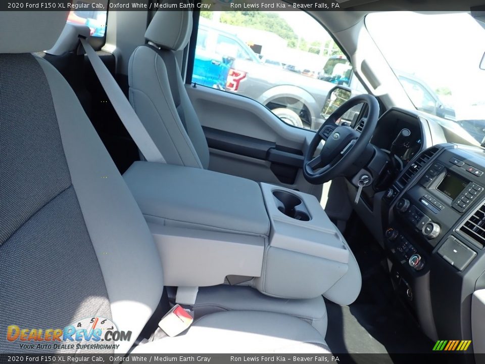 2020 Ford F150 XL Regular Cab Oxford White / Medium Earth Gray Photo #11