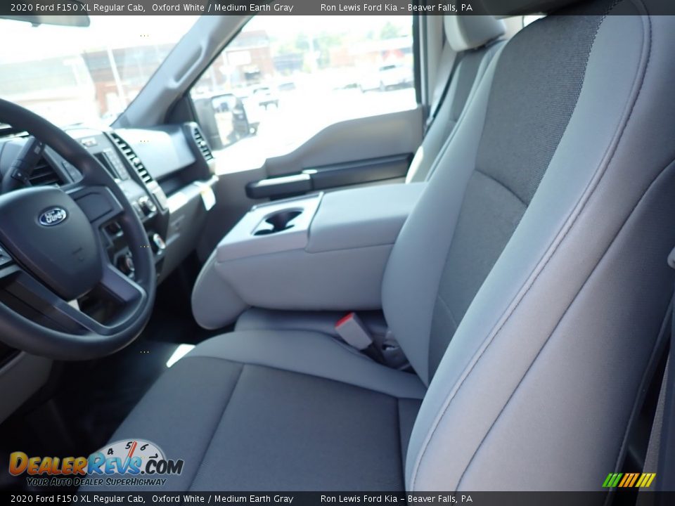 2020 Ford F150 XL Regular Cab Oxford White / Medium Earth Gray Photo #14