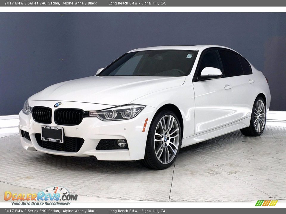 2017 BMW 3 Series 340i Sedan Alpine White / Black Photo #12