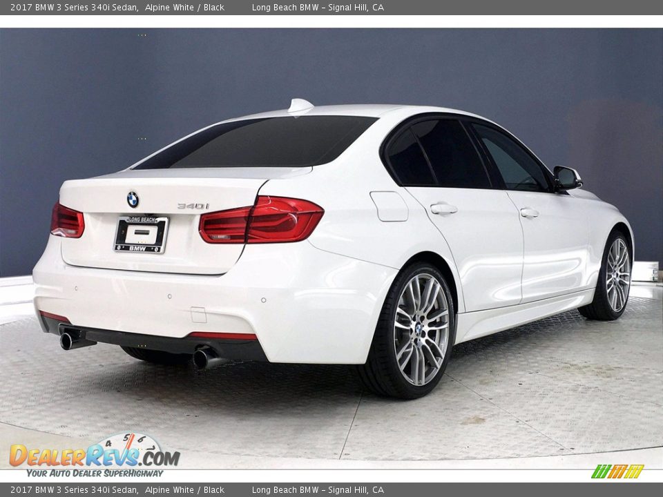 2017 BMW 3 Series 340i Sedan Alpine White / Black Photo #13