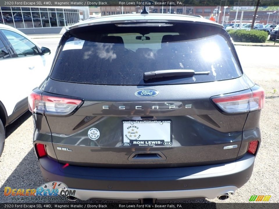 2020 Ford Escape SEL 4WD Magnetic Metallic / Ebony Black Photo #7