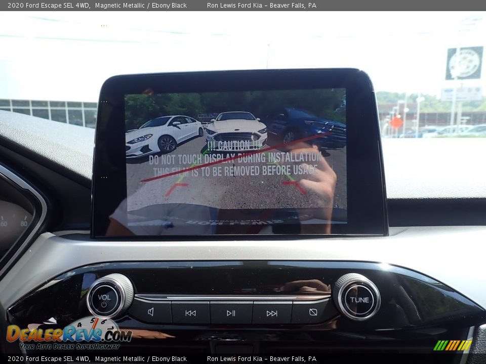2020 Ford Escape SEL 4WD Magnetic Metallic / Ebony Black Photo #15