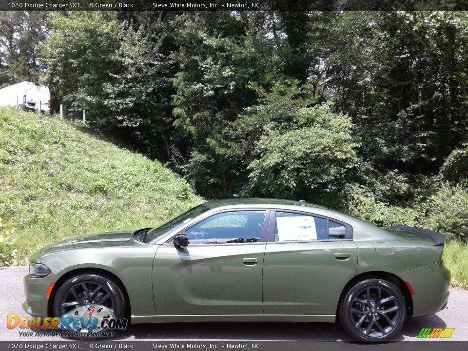 2020 Dodge Charger SXT F8 Green / Black Photo #1