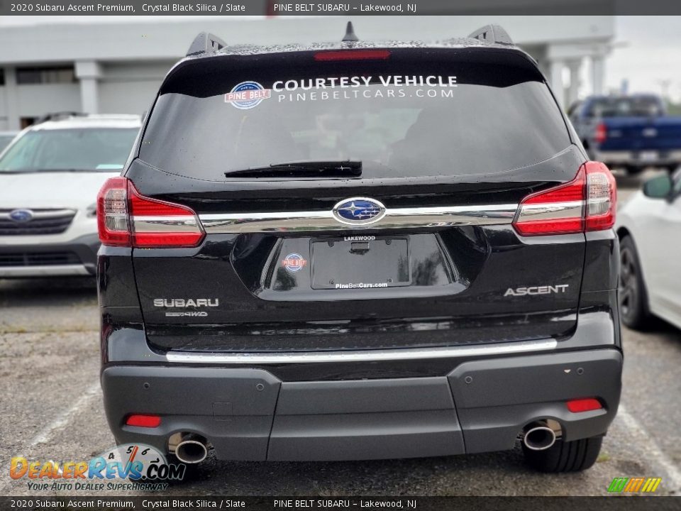 2020 Subaru Ascent Premium Crystal Black Silica / Slate Photo #4