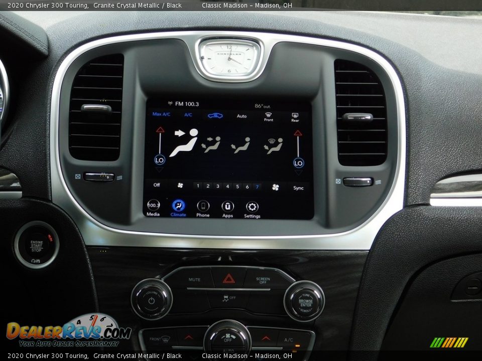 2020 Chrysler 300 Touring Granite Crystal Metallic / Black Photo #11