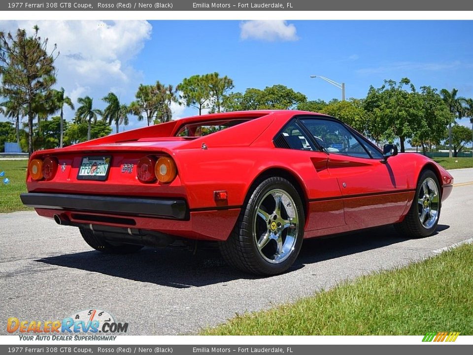 1977 Ferrari 308 GTB Coupe Rosso (Red) / Nero (Black) Photo #7