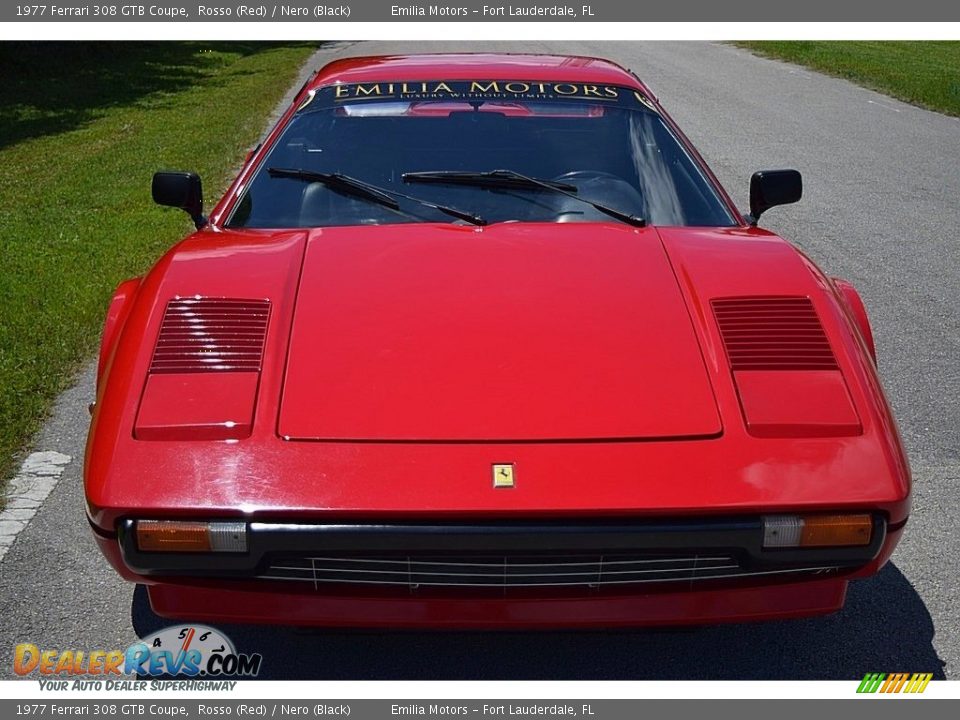 1977 Ferrari 308 GTB Coupe Rosso (Red) / Nero (Black) Photo #8