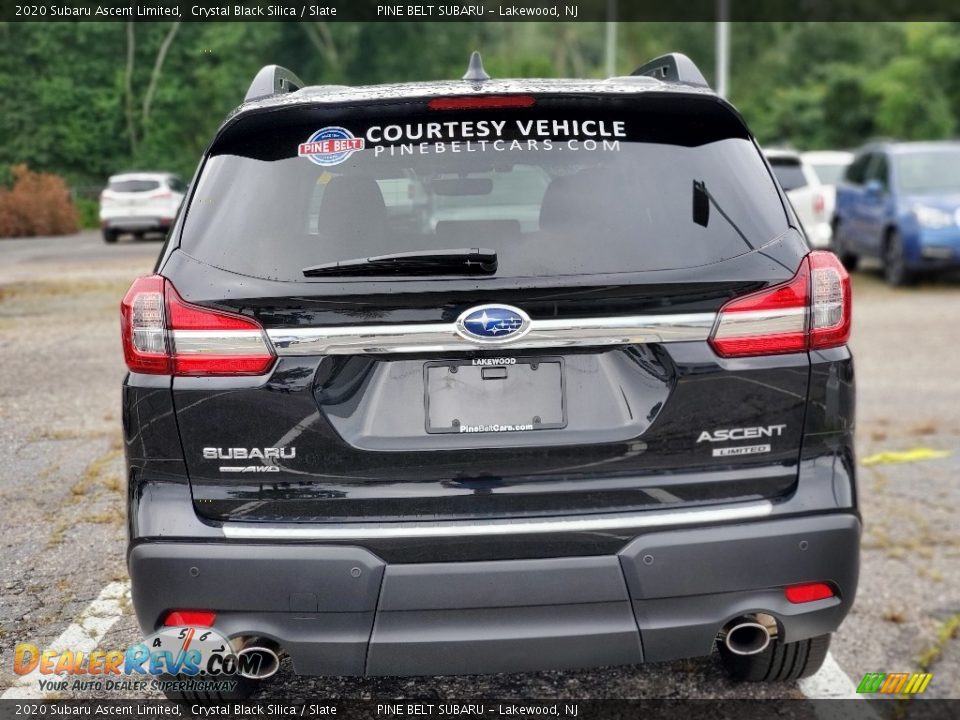 2020 Subaru Ascent Limited Crystal Black Silica / Slate Photo #5