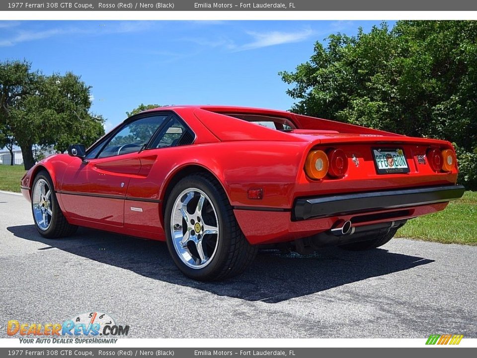 1977 Ferrari 308 GTB Coupe Rosso (Red) / Nero (Black) Photo #9