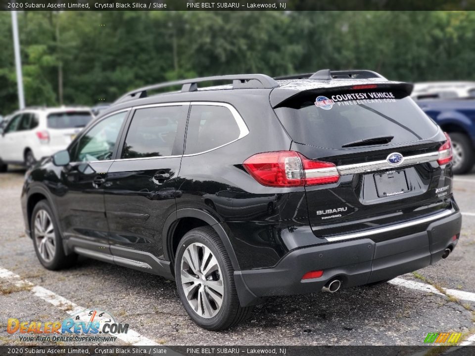 2020 Subaru Ascent Limited Crystal Black Silica / Slate Photo #6