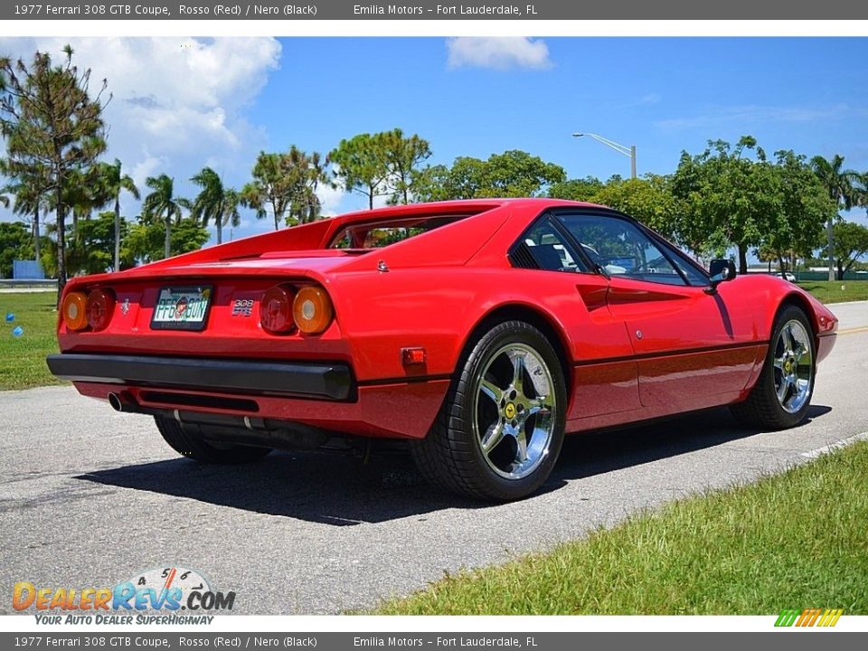 1977 Ferrari 308 GTB Coupe Rosso (Red) / Nero (Black) Photo #11