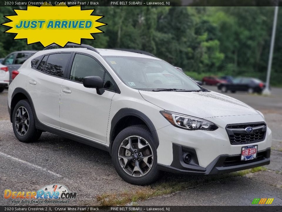 2020 Subaru Crosstrek 2.0 Crystal White Pearl / Black Photo #1