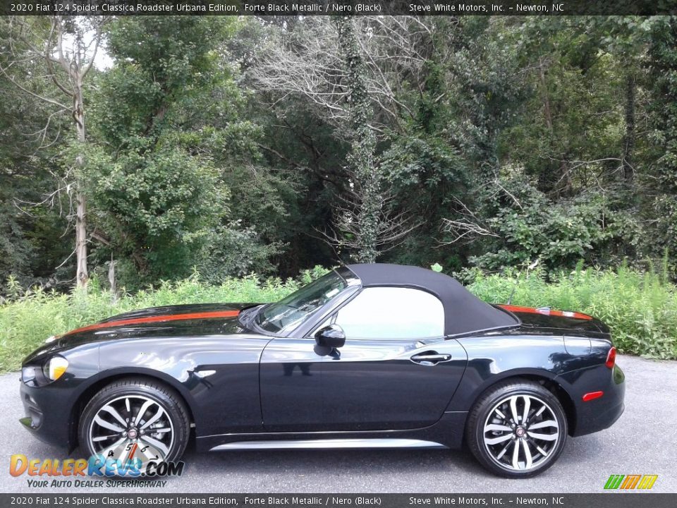 2020 Fiat 124 Spider Classica Roadster Urbana Edition Forte Black Metallic / Nero (Black) Photo #1