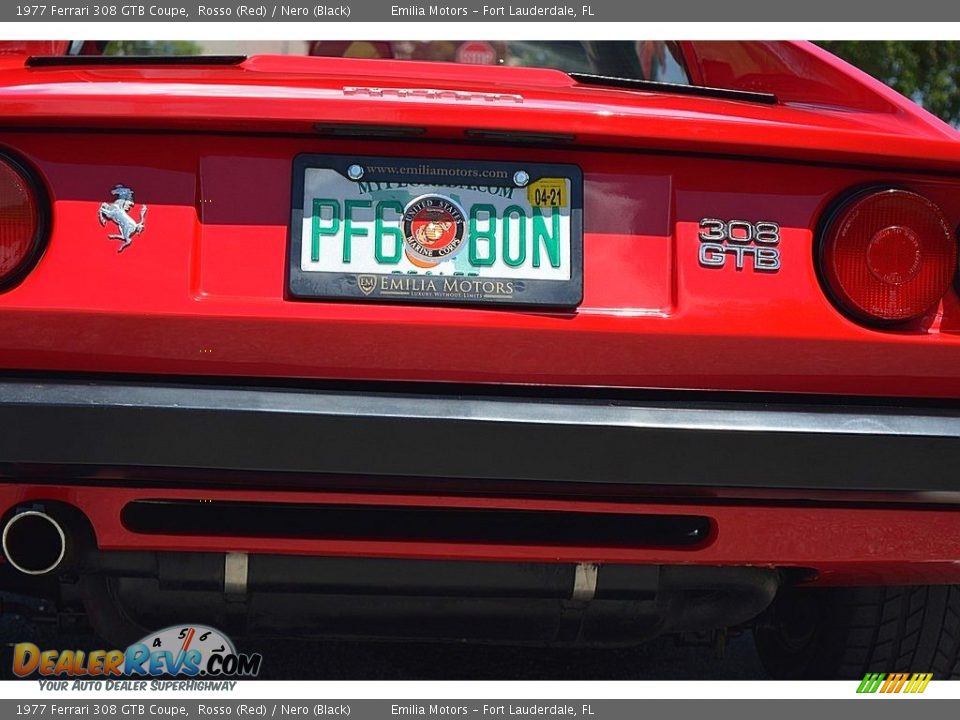 1977 Ferrari 308 GTB Coupe Rosso (Red) / Nero (Black) Photo #29