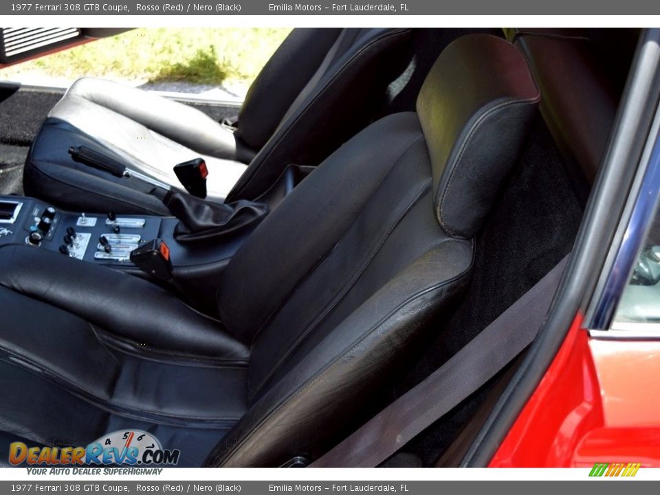 Front Seat of 1977 Ferrari 308 GTB Coupe Photo #37