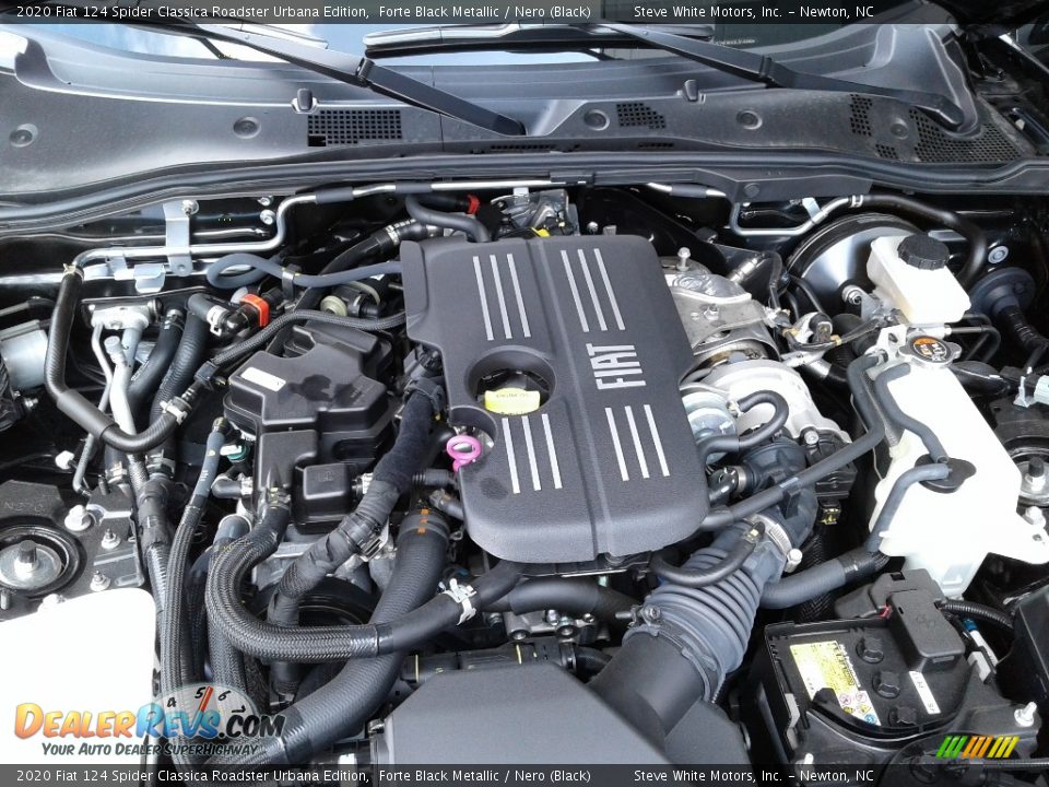 2020 Fiat 124 Spider Classica Roadster Urbana Edition Forte Black Metallic / Nero (Black) Photo #10