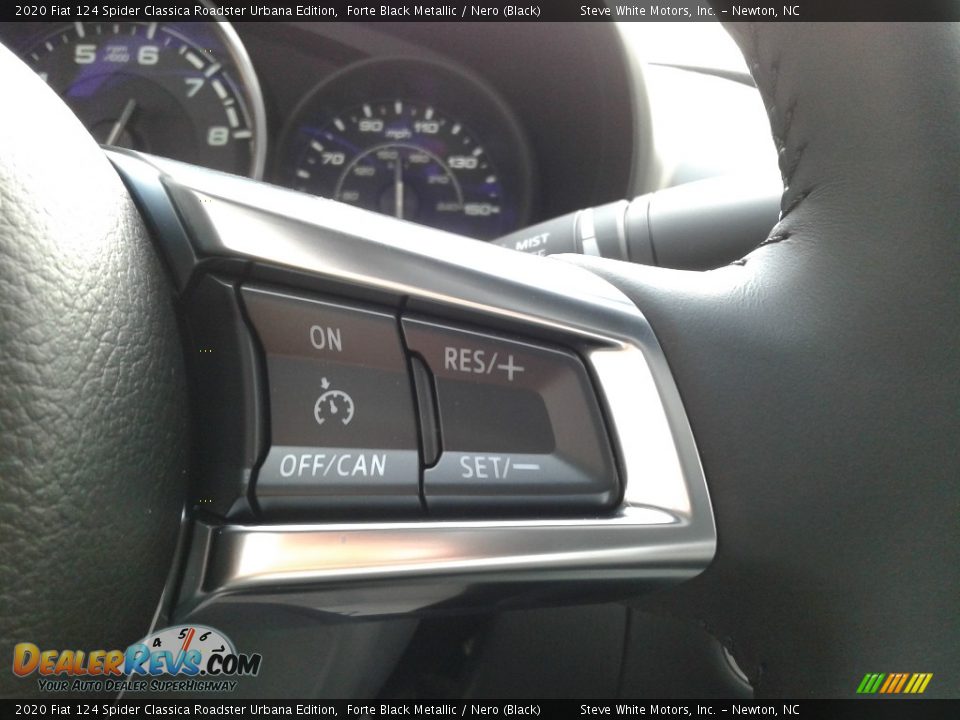 2020 Fiat 124 Spider Classica Roadster Urbana Edition Forte Black Metallic / Nero (Black) Photo #17