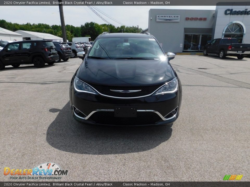 2020 Chrysler Pacifica Limited Brilliant Black Crystal Pearl / Alloy/Black Photo #3