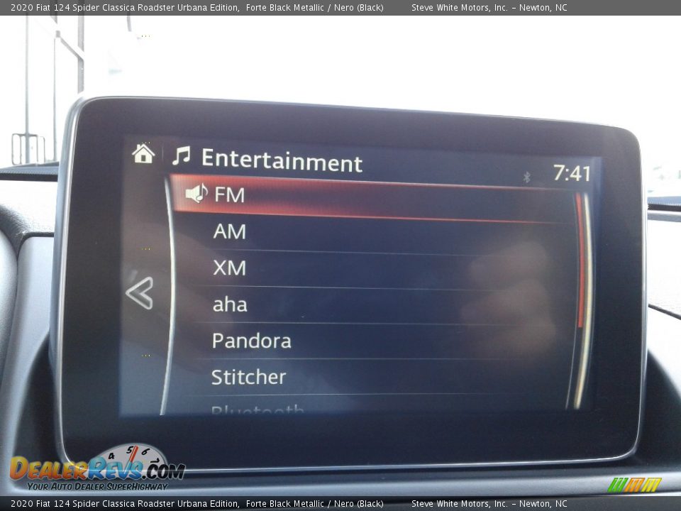2020 Fiat 124 Spider Classica Roadster Urbana Edition Forte Black Metallic / Nero (Black) Photo #19