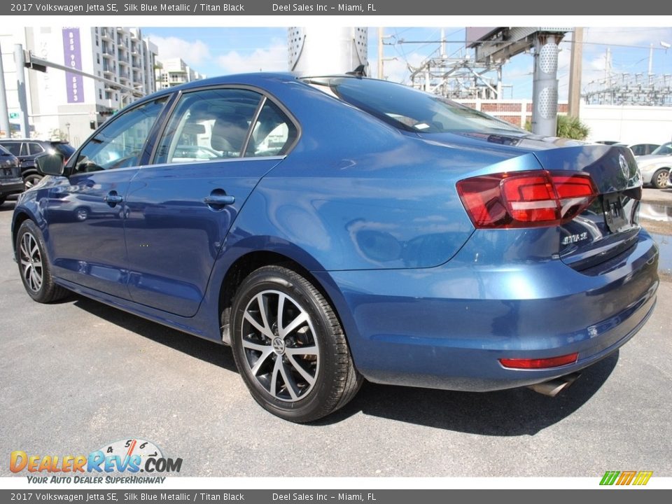 Silk Blue Metallic 2017 Volkswagen Jetta SE Photo #7