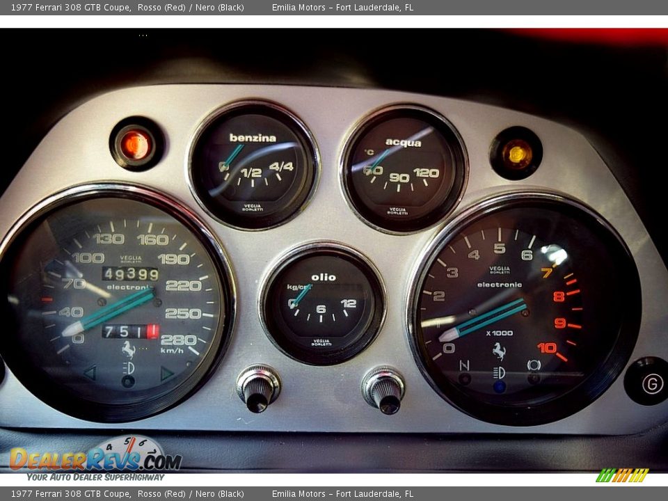 1977 Ferrari 308 GTB Coupe Gauges Photo #57