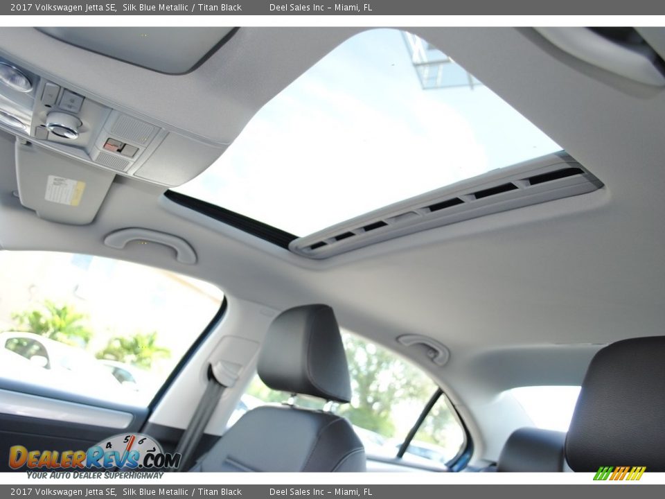 2017 Volkswagen Jetta SE Silk Blue Metallic / Titan Black Photo #13