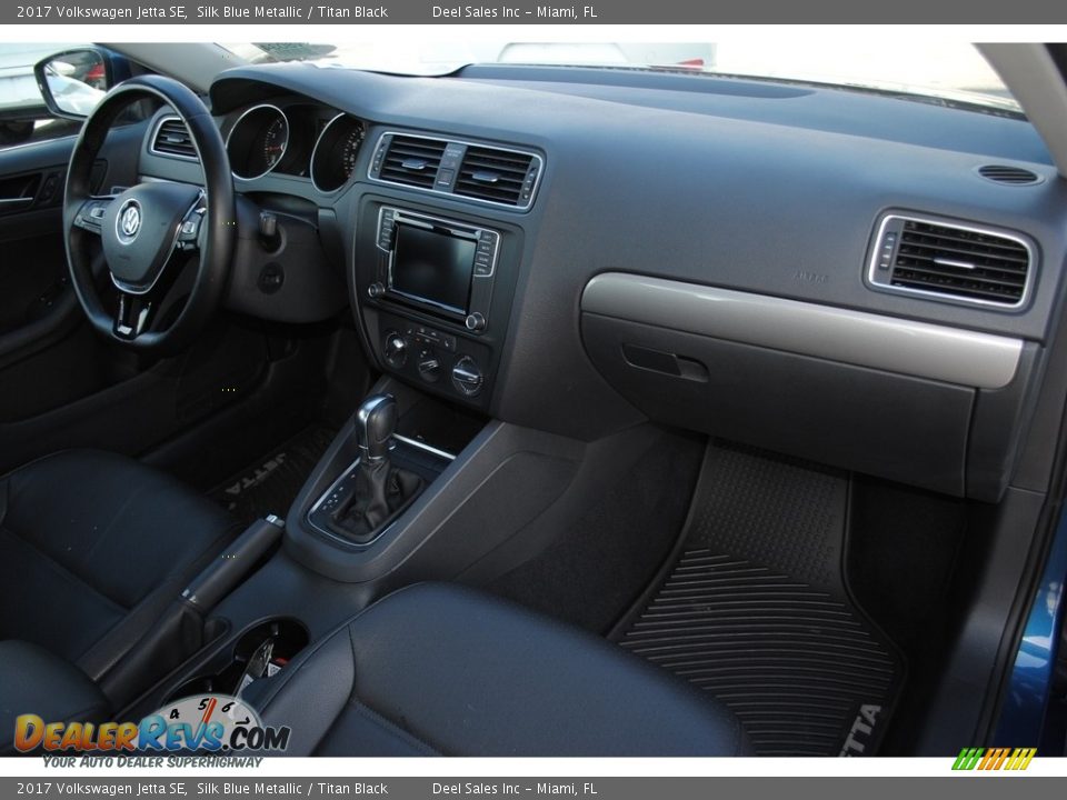 2017 Volkswagen Jetta SE Silk Blue Metallic / Titan Black Photo #17