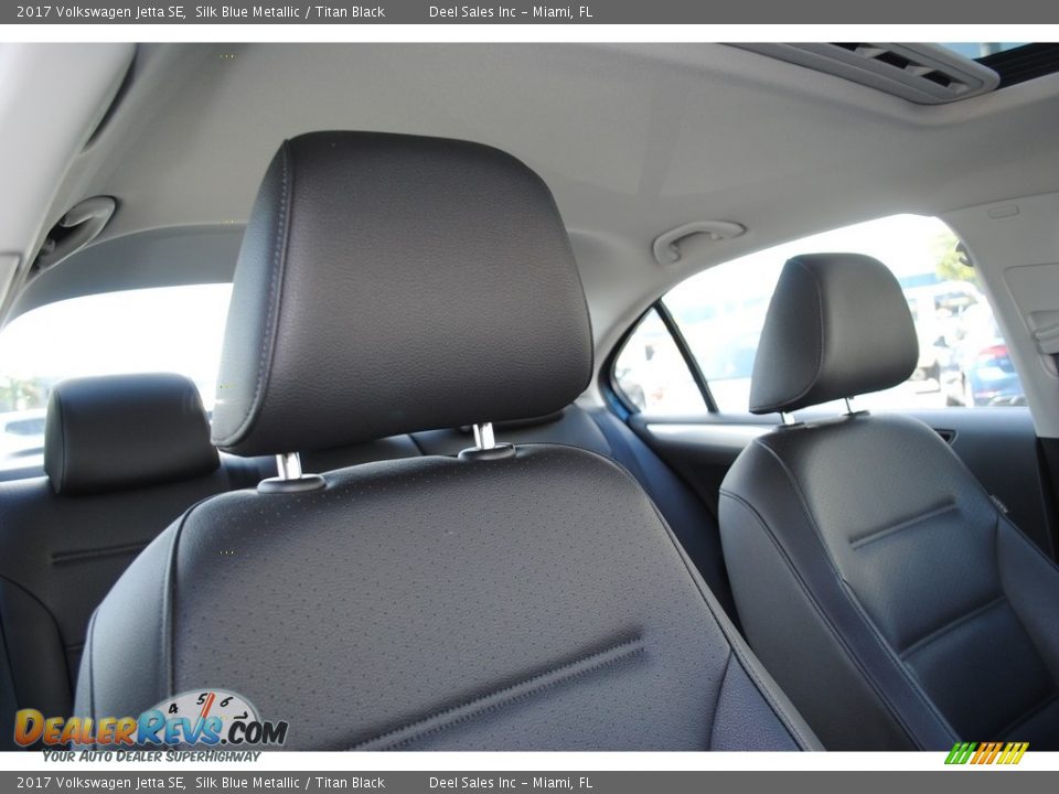 2017 Volkswagen Jetta SE Silk Blue Metallic / Titan Black Photo #19