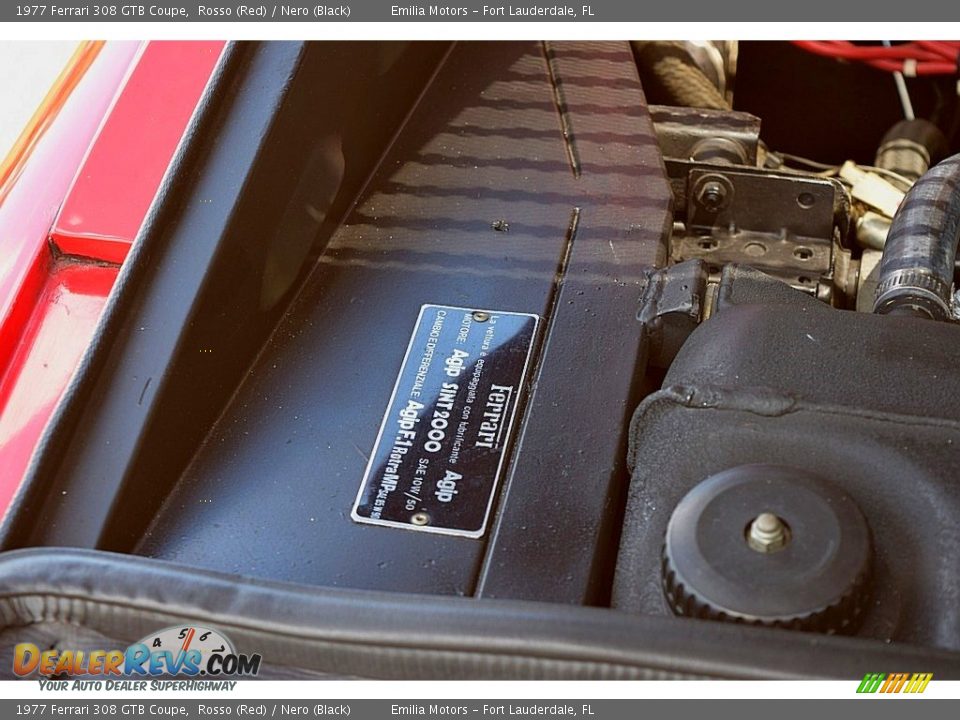 Info Tag of 1977 Ferrari 308 GTB Coupe Photo #69